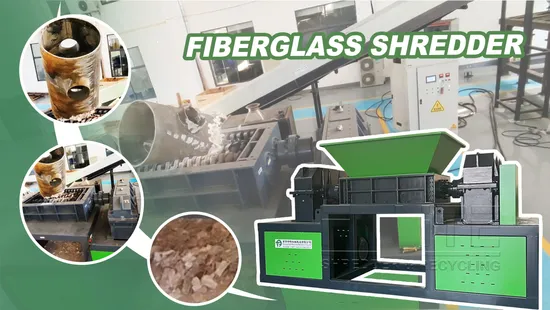 Industrial Double Shaft Shredding Machine Shredder for Wood Pallet Tire Cardboard Aluminum